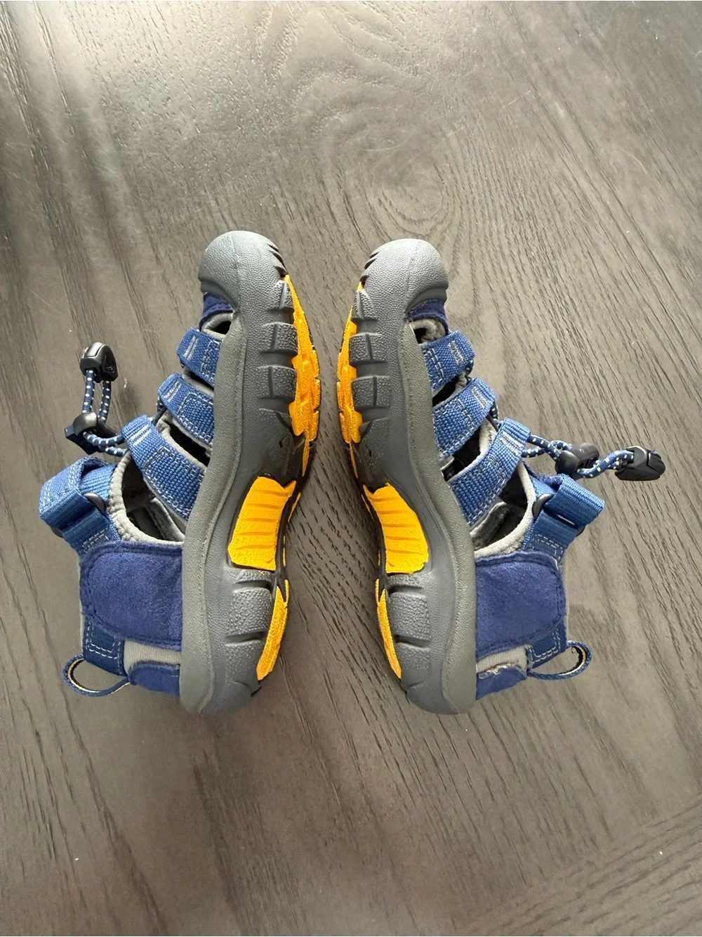 KEEN Kids Waterproof Closed Toe Sandals Blue Gray US 9 EU 25/26